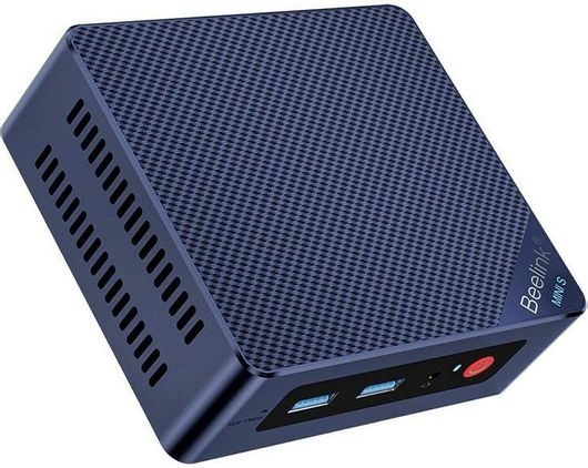 Beeelink MINI S12 PRO mini PC with Intel N100 processor, 16GB RAM, and 500GB M.2 storage.